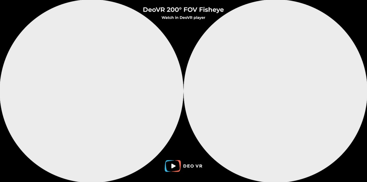 DeoVR 200 FOV fisheye